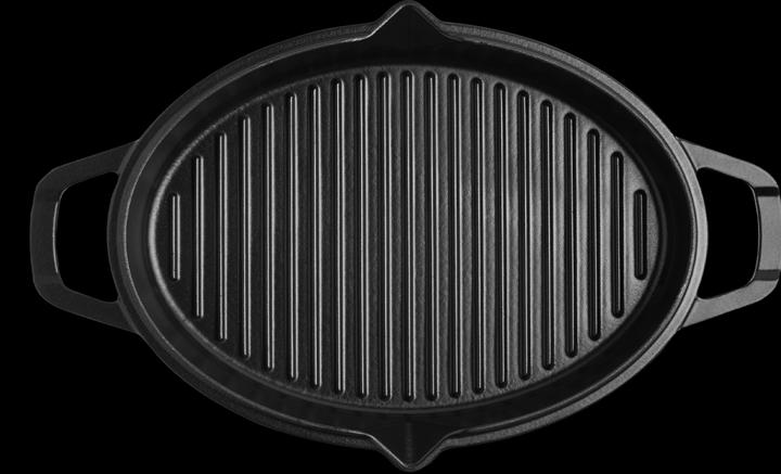 Image du produit Burnhard Rôtissoire en fonte avec panier à friture (Cocotte + faitout, Fonte)