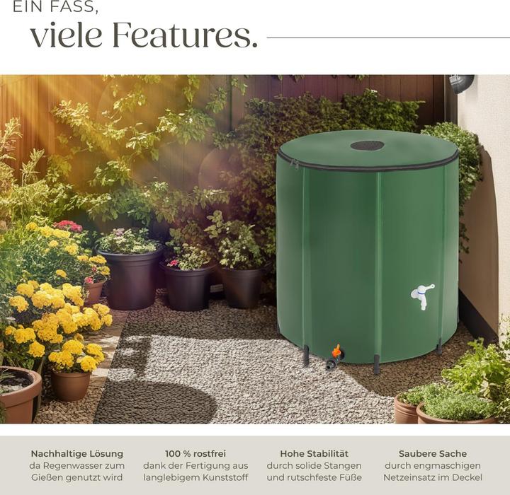Image du produit tectake Réservoir d'eau de pluie (500 l)