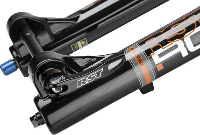 Actual product image RST FORK ROGUE 26 160MM BLACK DISC ONLY/QR 15MM/TAPERED (160 mm)