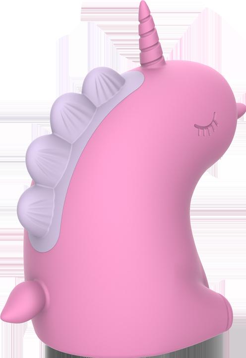 Actual product image Engily Ross Cupcake Unicorn - 360° rotierender Zungenmassagegerät - Pink