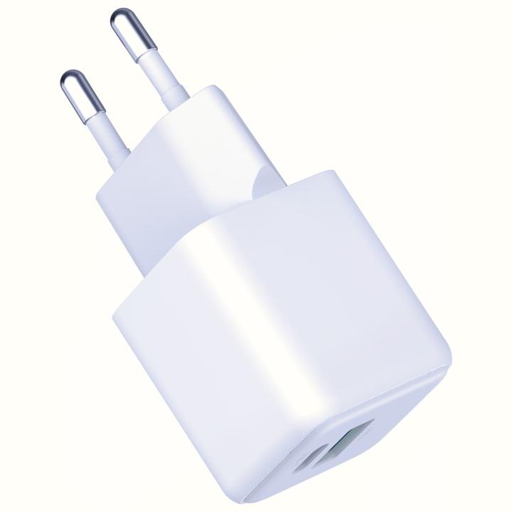 Actual product image 3MK Ładowarka sieciowa Hyper GaN Charger 20W 1xUSB-A 1XUSB-C PD QC4+ biały (20 W)