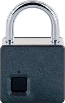 Produktbild Schwaiger Fingerprint Schloss m. Stahlbügel + Notfallschlüss