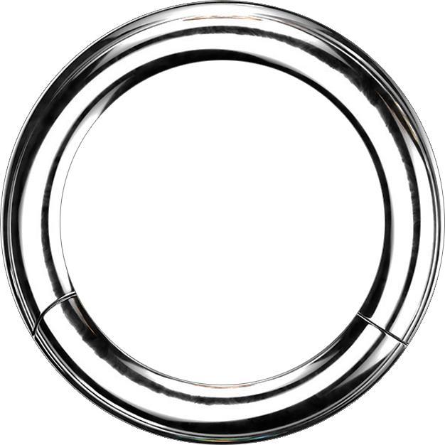 Produktbild Star Piercing Segmentring silber (ohne Messing, Titan G23)