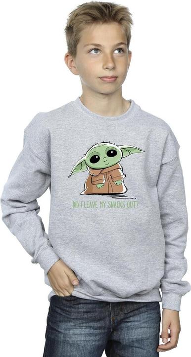 Produktbild Star Wars The Mandalorian Grogu Snacks Meme Sweatshirt Jungen (128)