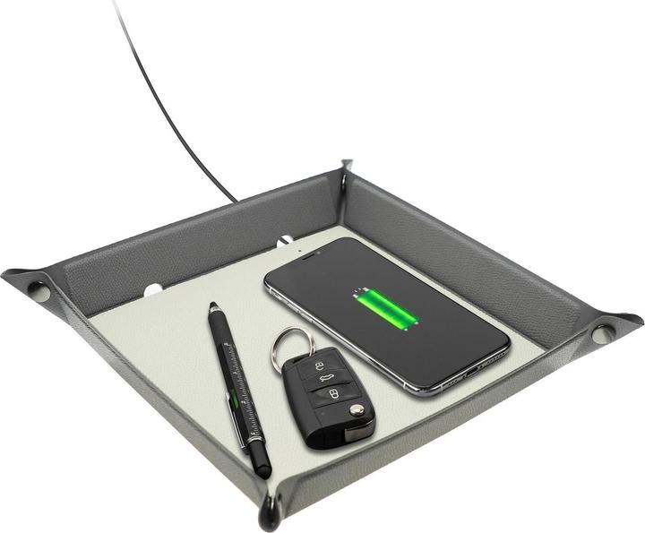 Actual product image 4smarts Wireless Charger 15W Grey / Cream (15 W)