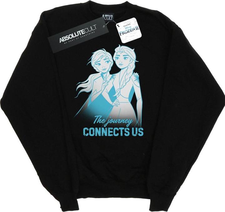 Disney Frozen 2 Elsa and Anna The Journey Connects Us Sweatshirt Mädchen (140, 146)