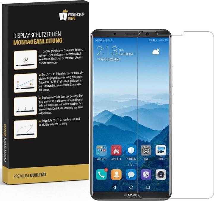 Produktbild Protectorking 6x Panzerfolie Anti-Shock HD Klar (6 Stück, Huawei Mate 10 Pro)