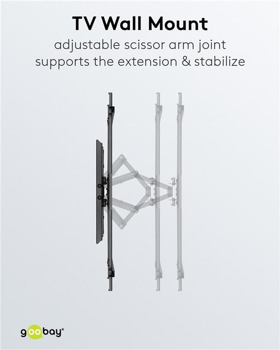 Produktbild Goobay Fullmotion Pro (Wand, 100", 60 kg)