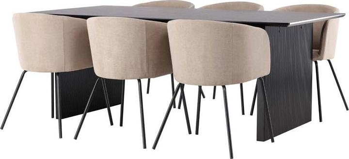 Produktbild Ebuy24 Essgruppe Vail 5 ( 7-teilig) (100 x 75 x 200 cm)