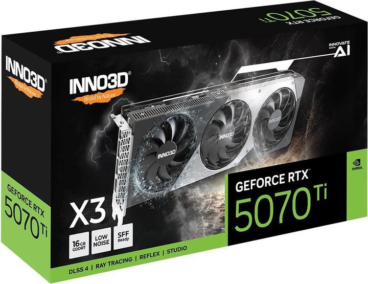 Image du produit Inno3D GeForce RTX 5070 Ti X3 (16 Go)