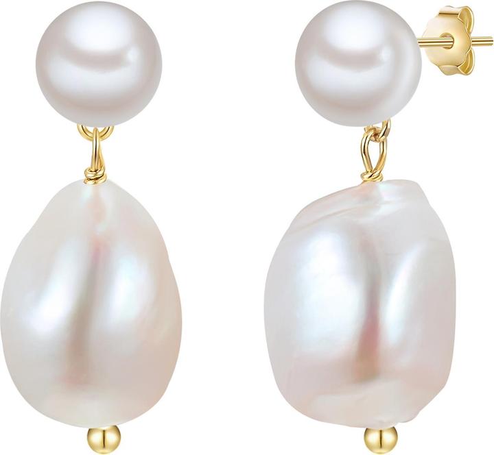 Immagine prodotto Glanzstücke München Perle d'acqua dolce d'argento da donna coltivate in oro giallo - 28569 (Argento)