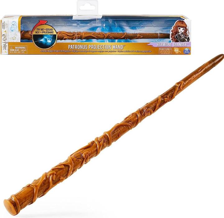 Actual product image Spin Master Wizarding World Harry Potter - Hermione Granger glow wand with Patronus projection, approx.