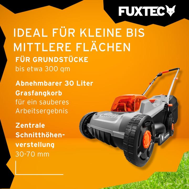 Produktbild Fuxtec 20V Akku Rasenmäher FX-E1RM20ECO-SET (Akkubetrieb)