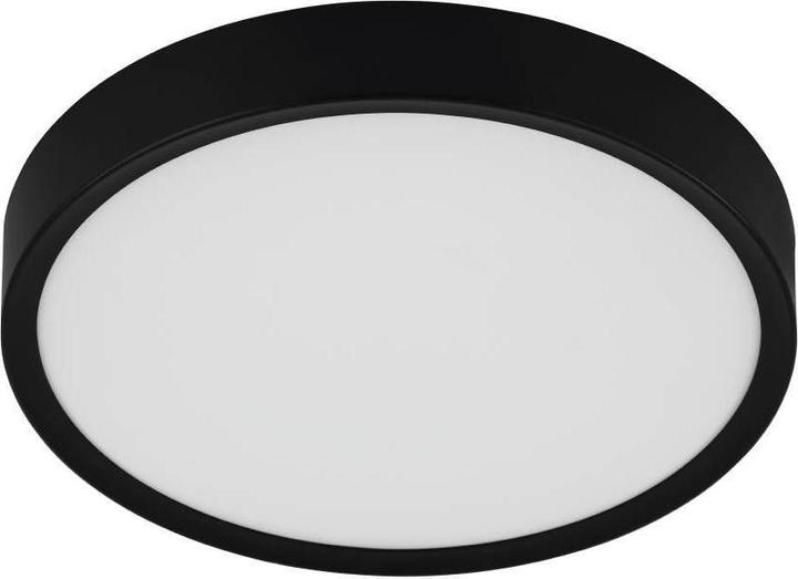 Actual product image EGLO 75629 GIGLIO LED wall/ceiling light 14.6W Ø340mm Black White Warm white