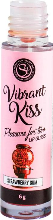 Actual product image Secret play Lip Gloss Vibrant Kiss (Strawberry)