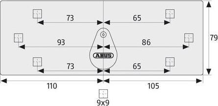 Actual product image Abus 141/200 white