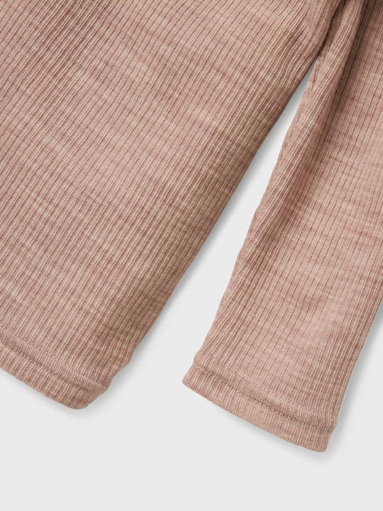 Actual product image Name it Nmnwax Wool Rib Ls Top Noos (122)