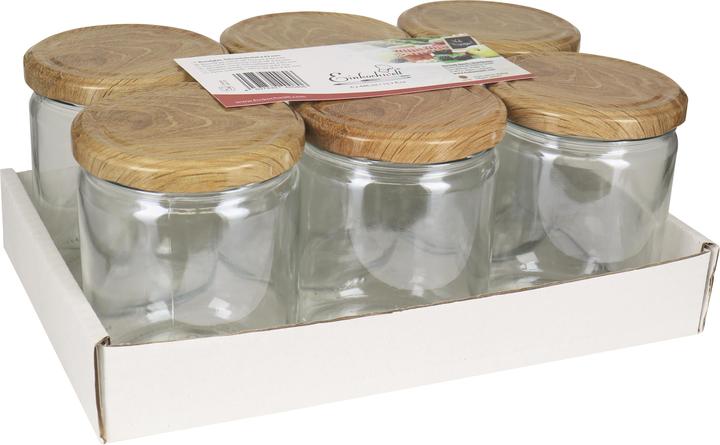 Dosen-Zentrale Schraubdeckelglas (6 Stk., 4.73 l)