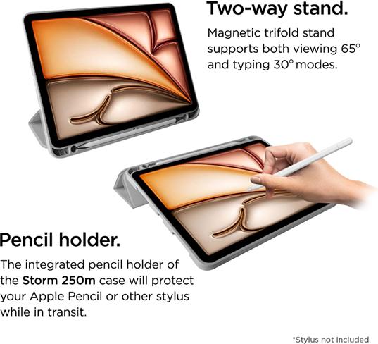 Image du produit Eiger Storm 250 Stylus Case (iPad Air 2020 (4. Gen), iPad Air 11 2025, iPad Air 11 2024 (M2), iPad Air 2022 (5e génération))