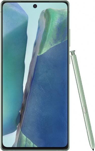 Produktbild Samsung Galaxy Note 20 (256 GB, Mystic Green, 6.70", Dual SIM, 12 Mpx, 5G)