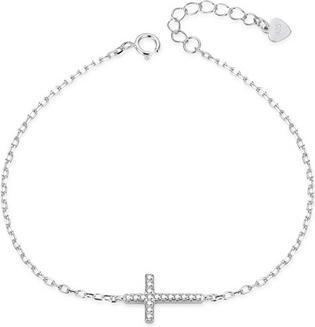 Agato Decent silver bracelet Cross AGB763/21