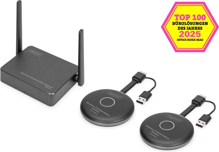 Actual product image Digitus Wireless Collaboration System (50 m, HDMI 2.0)