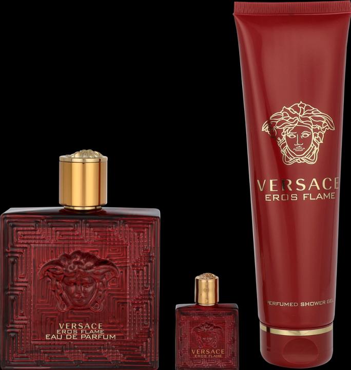 Actual product image Versace Geschenkset Eros Flame pour Homme Set /100ml /5ml (Facial care set)