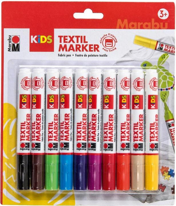 Produktbild Marabu Textilstift KiDS (Mehrfarbig, 10 x)