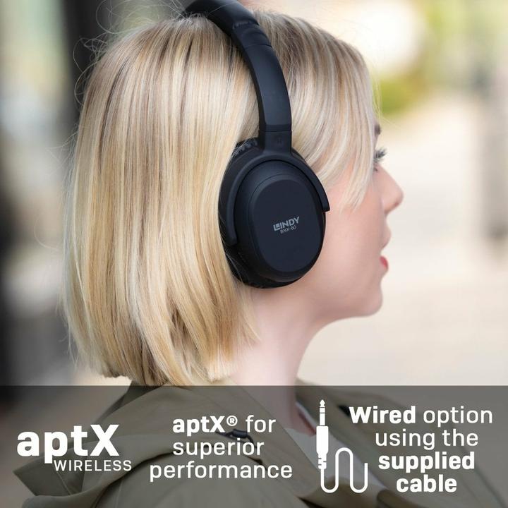 Actual product image Lindy Bnx-60 (ANC, 12 h, Wireless)