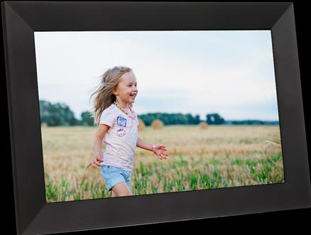 Actual product image Benel Frameo Digital Photo Frame HF-101B Black 10.1 Inch (10.10", 1280 x 800 pixels)