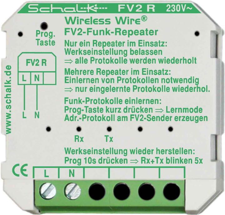 Image du produit Schalk 230V FV2R Répéteur sans fil UP