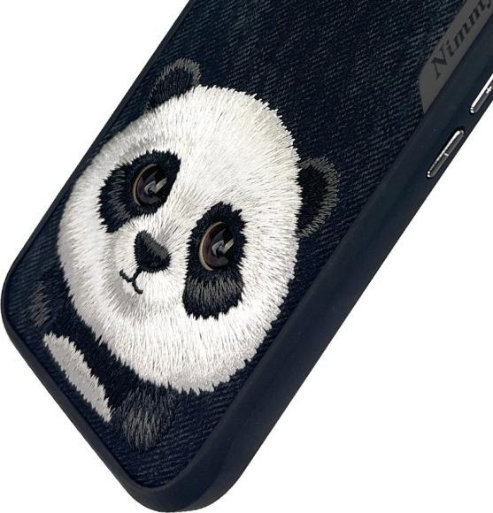 Produktbild Mocco Nimmy case iPhone 16 6.1" black Big Eyed Pet 2.0 Panda (Apple iPhone 16)