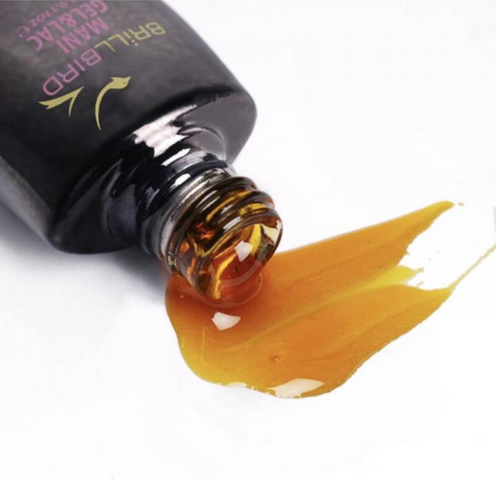 Image du produit BrillBird Tiffany Gel&Lac T3 - Jaune 5ml (Jaune, Vernis à ongles effet gel)