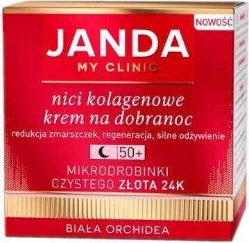 Actual product image Janda Collagen Threads Good Night Cream 50+ With Microparticles Of Pure Gold 24K White Orchid 50Ml (50 ml, Night cream)