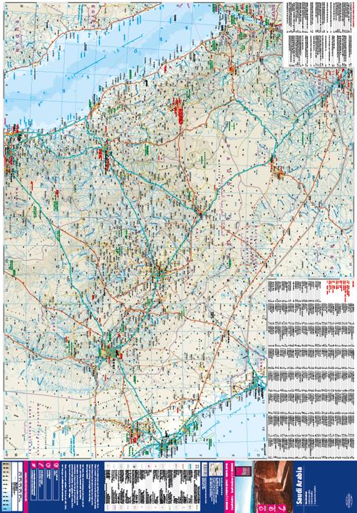 Image du produit Carte de l'Arabie saoudite / Saudi Arabia (1:1.800.000)