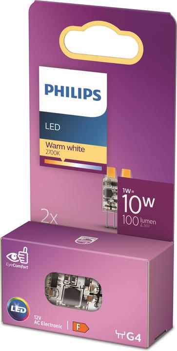 Produktbild Philips Brenner (G4, 1 W, 100 lm, 2 x, F)