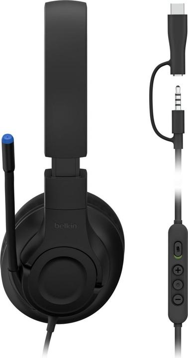 Image du produit Belkin Gaming On-Ear Kopfhörer für Kinder mit Kabel ENA011hqBK