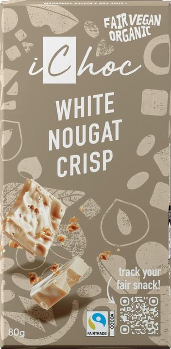 Produktbild Ichoc White Nougat Crisp Bio (80 g)