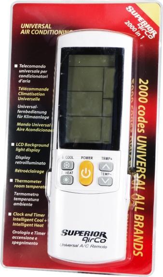 Image du produit Superior Aircoplus (Télécommande universelle, Infrarouge)