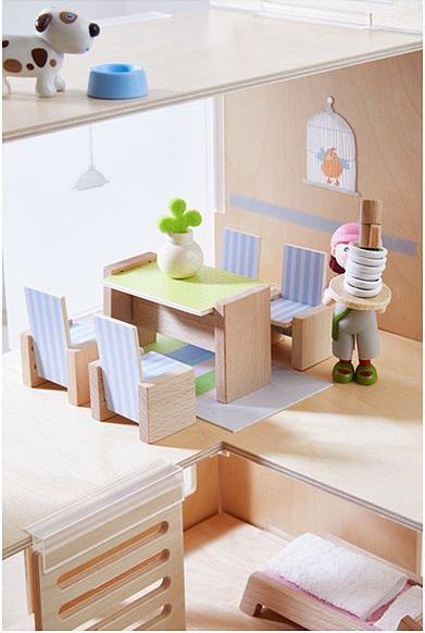 Produktbild Haba Little Friends – Puppenhaus-Möbel Esszimmer