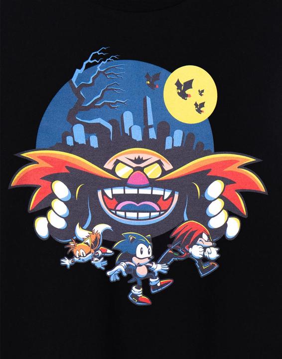 Immagine prodotto Sonic The Hedgehog Maglietta Halloween Dottore Eggman Maniche Corte Uomo (S)