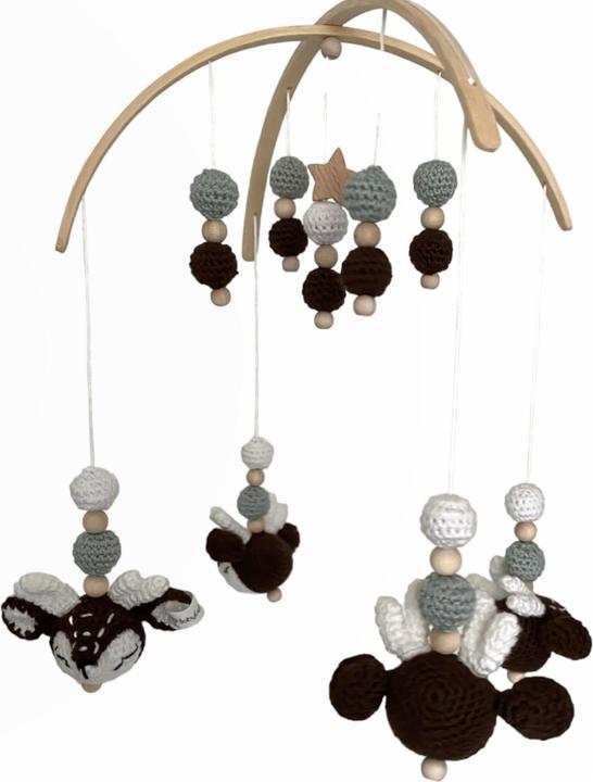 Image du produit BabyExpress Appareil mobile chevreuil marron blanc menthe