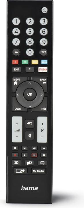Image du produit Hama Télécommande universelle pour Grundig TVs, IR, apprentissage, touches lumineuses (Télécommande universelle, Infrarouge)