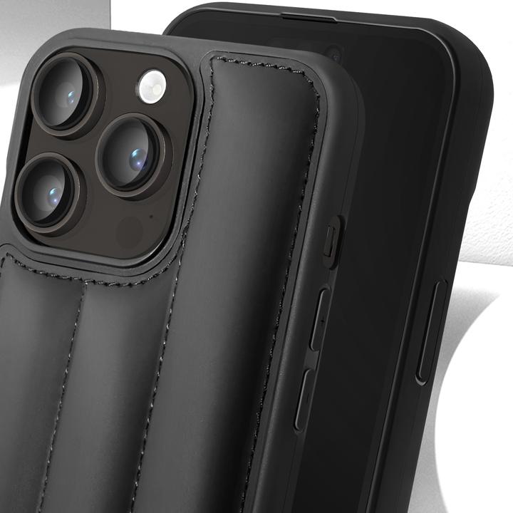 Actual product image Karl Lagerfeld Phone 14 Pro Max Quilted Puffy Ikonik Logo Case (Apple iPhone 14 Pro Max)
