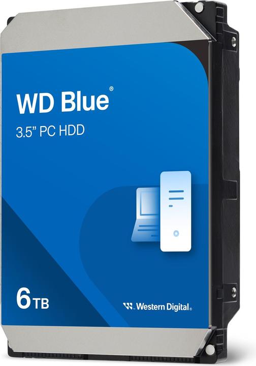 Produktbild WD Blue (6 TB, 3.5", CMR)