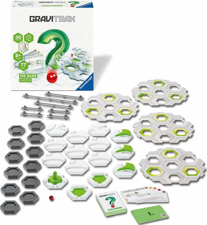 Image du produit Ravensburger 25572 GraviTrax The Game Switch - Jeu de logique pour les fans de circuits de billes