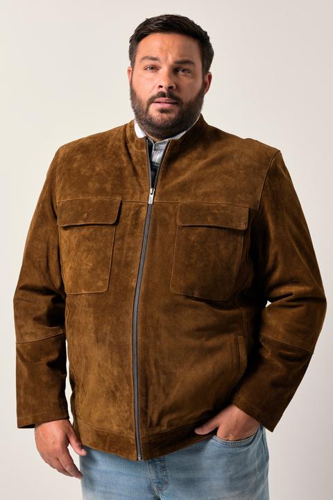 Produktbild Men+ Lederjacke, Leder, bestes Rindleder, viele Taschen, bis 7 XL (7XL)