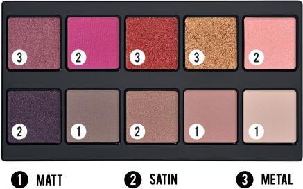 Actual product image Pupa Milano Make Up Stories Palette 003 Bright Violet (003)