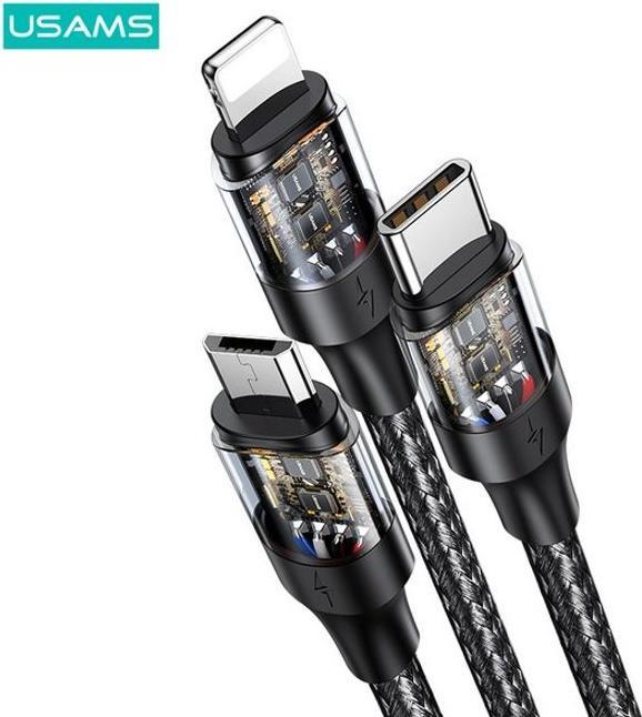 Immagine prodotto Usams 3in1 (1.20 m, USB 3.0, 65 W)