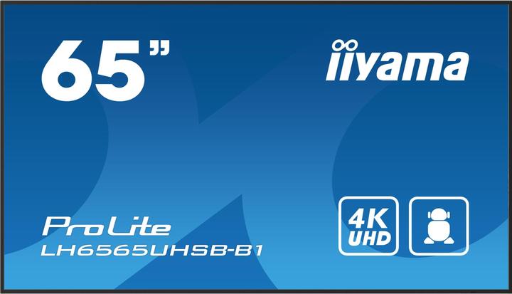Immagine prodotto iiyama 65" 3840x2160, pannello UHD IPS, Haze 1%, 8 (3840 x 2160 pixel, 64.50")